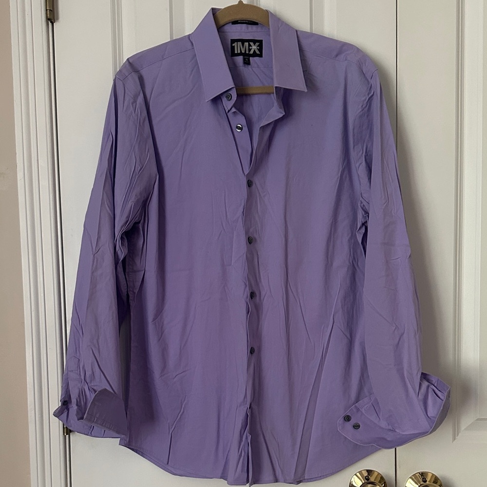 Express Lavender Dress Shirt for Men